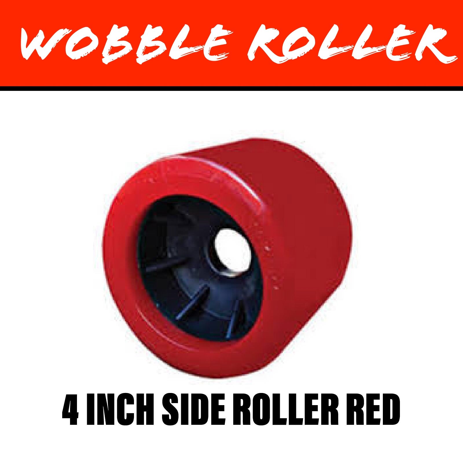 4 INCH RED Wobble Roller