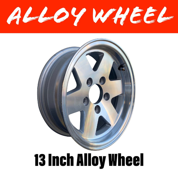 13 INCH ALLOY WHEEL 5 STUD