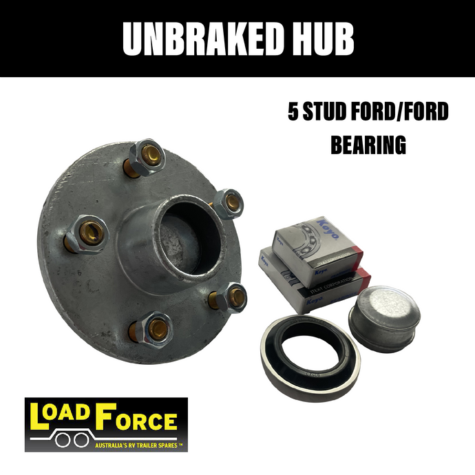 LOADFORCE UNBRAKED Ford Hub with Japanese Ford Bearings