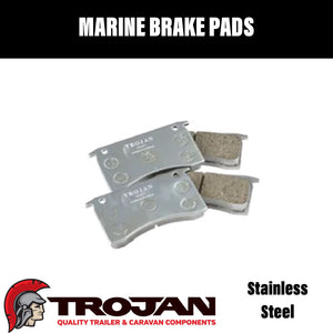 Trojan Stainless Steel Brake Pads Suit Mechanical Calipers