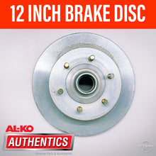 Load image into Gallery viewer, AL-KO 12 INCH 6 STUD BRAKE DISC SUIT FORD/HOLDEN BEARINGS