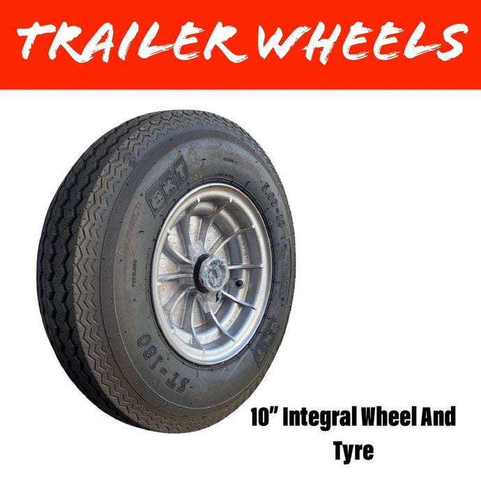 10 INCH INTEGRAL Wheel and Tyre - R&M Trailer Spares10IWT