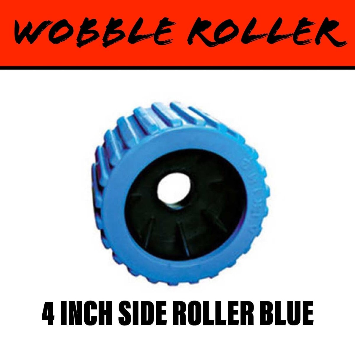 110mm BLUE Wobble Roller - R&M Trailer Spares91102