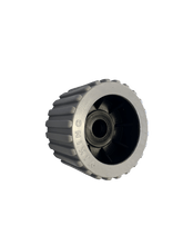 Load image into Gallery viewer, 110mm GREY Wobble Roller - R&amp;M Trailer Spares91100