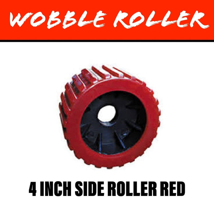 110mm RED Wobble Roller - R&M Trailer Spares91104