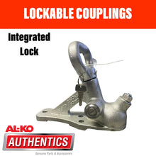Load image into Gallery viewer, AL-KO 2000KG Unbraked Lockable Coupling suit 2 and 3 Hole