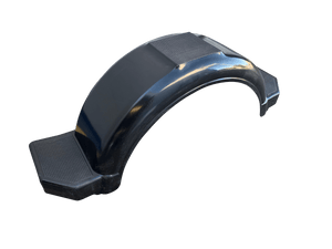 13 INCH BLACK Plastic Mudguard - R&M Trailer Spares92813BK13