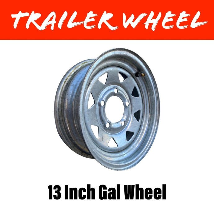 13 INCH GALVANISED WHEEL - R&M Trailer Spares13GW - 1