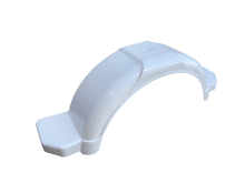 Load image into Gallery viewer, 13 INCH WHITE Plastic Mudguard - R&amp;M Trailer Spares92813