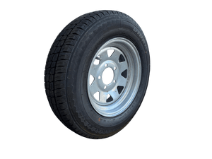 14 INCH GALVANISED WHEEL AND LT TYRE (MULTIPLE SIZES) - R&M Trailer Spares14WT - 1