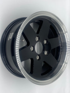 14 INCH KOYA BLACK ALLOY WHEEL FORD STUD PATTERN - R&M Trailer SparesB1414AWBF