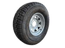 Load image into Gallery viewer, 15 INCH GALVANISED WHEEL AND LT TYRE (MULTIPLE SIZES) - R&amp;M Trailer Spares15GWT - 1