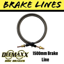 Load image into Gallery viewer, 1500MM FLEXIBLE STAINLESS STEEL Brake Line - R&amp;M Trailer SparesEBS.BL.1500
