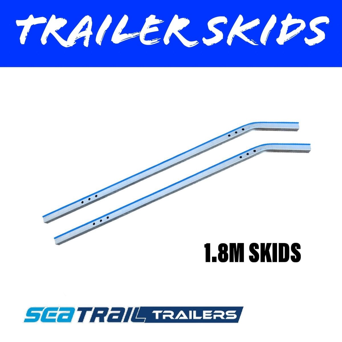 1.8M METAL BACKED Boat Trailer Skids – R&M Trailer Spares