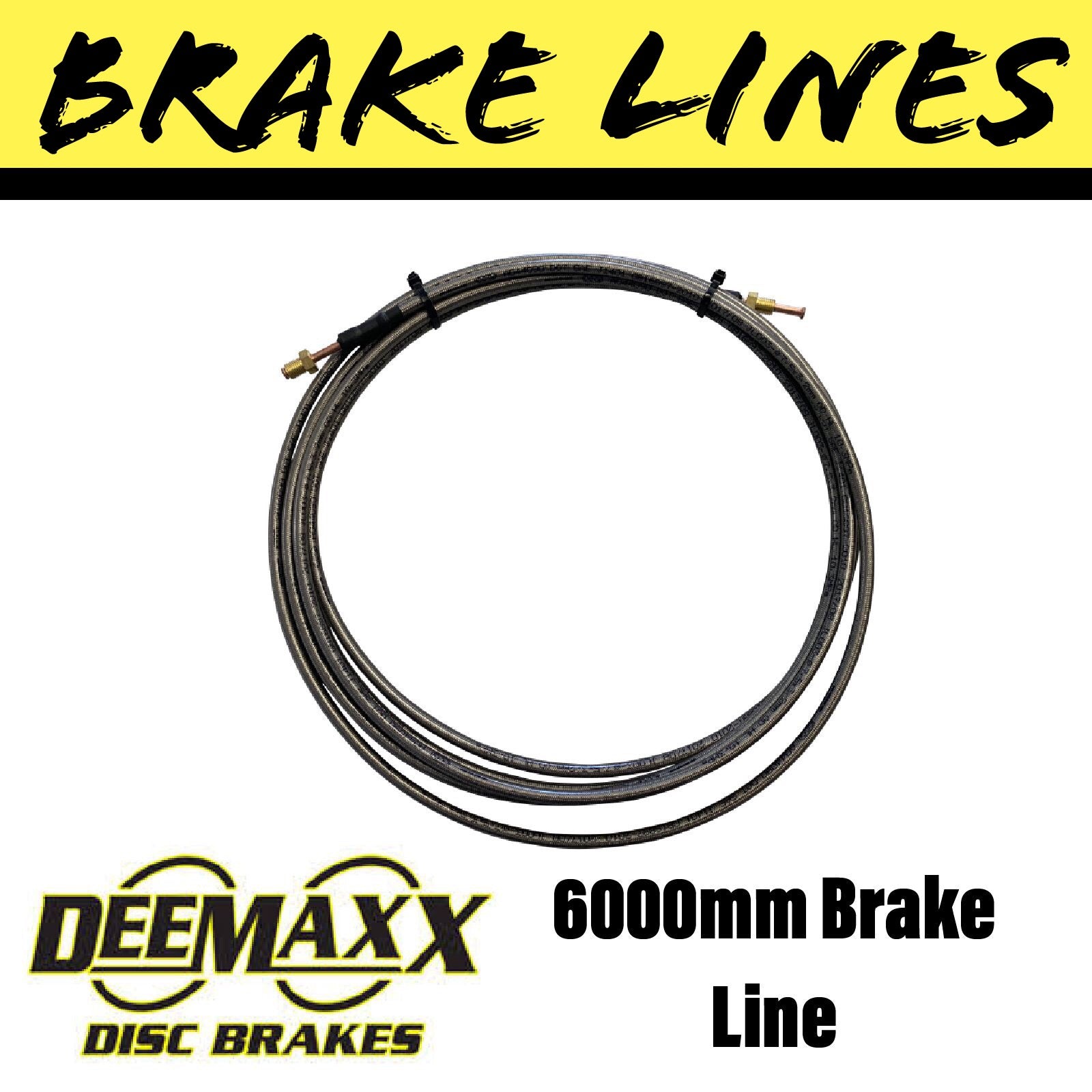 6000MM FLEXIBLE STAINLESS STEEL Brake Line