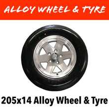 Load image into Gallery viewer, 14 INCH ALLOY WHEEL AND LT TYRE (Multiple Sizes)