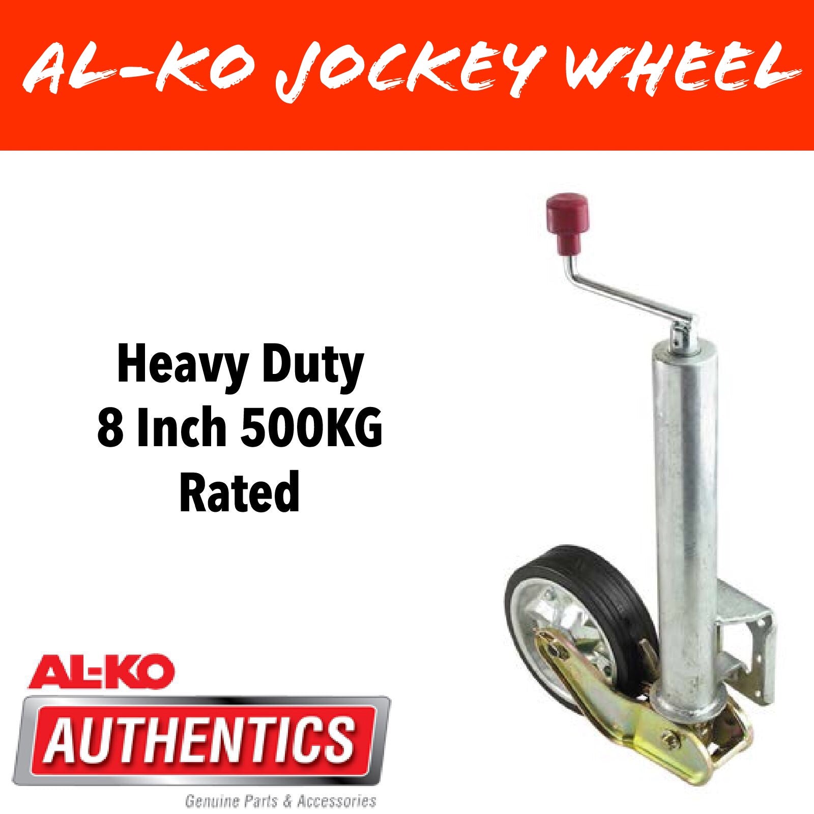 AL-KO 8 INCH PREMIUM Auto Retract Jockey Wheel