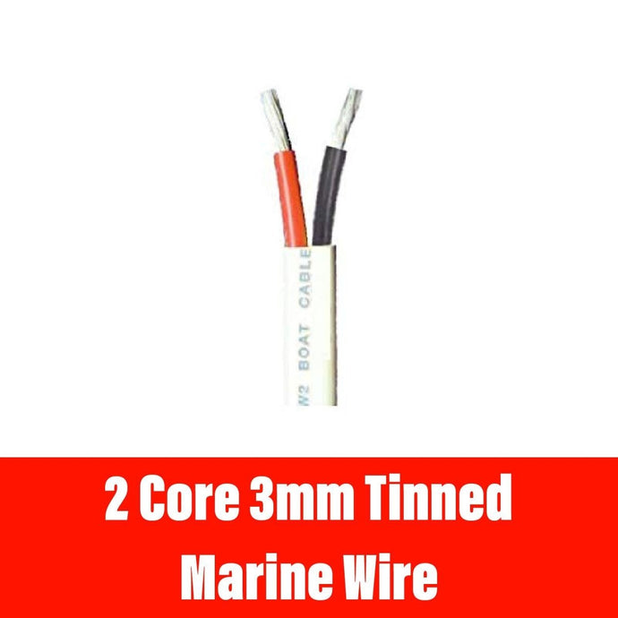 2 CORE 3MM TINNED MARINE WIRE - R&M Trailer Spares2C3MMT