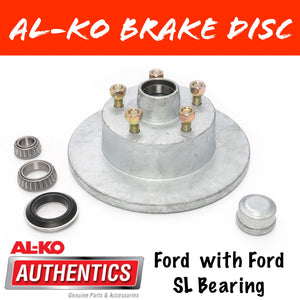 AL-KO Ford Gal Brake Disc with Ford Bearings