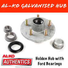 Load image into Gallery viewer, AL-KO HT Holden Gal Hub with Ford Wheel Bearings