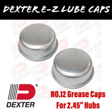 Load image into Gallery viewer, DEXTER 2.45 INCH NO.12 GREASE CAPS
