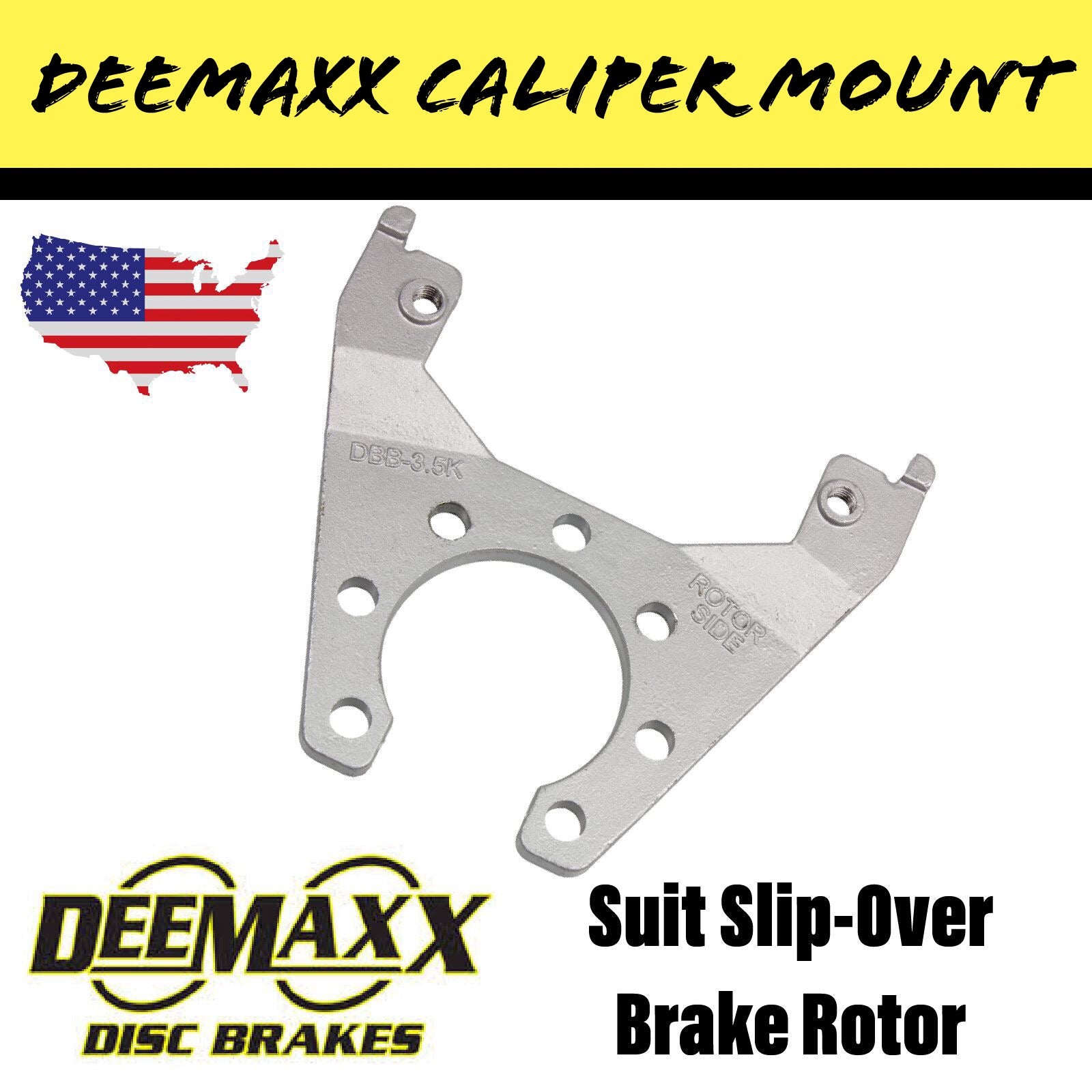 DEEMAXX 10 INCH Brake Caliper Mount for Slip Over Rotor