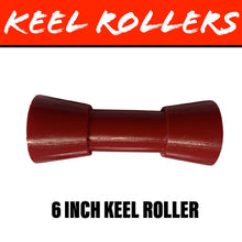 Load image into Gallery viewer, 6 INCH RED POLY Keel Roller
