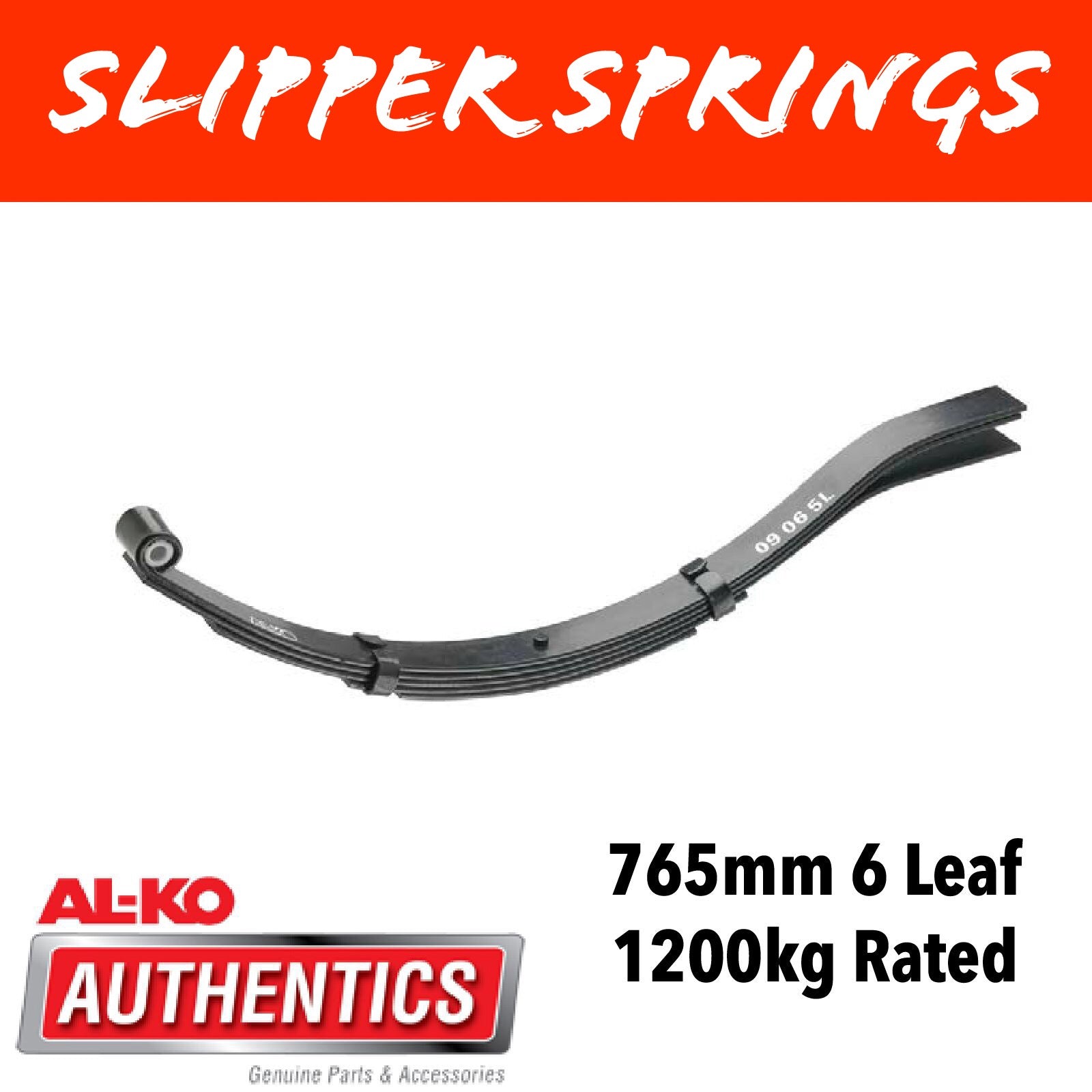 AL-KO 6 LEAF 765MM Leaf Spring Black