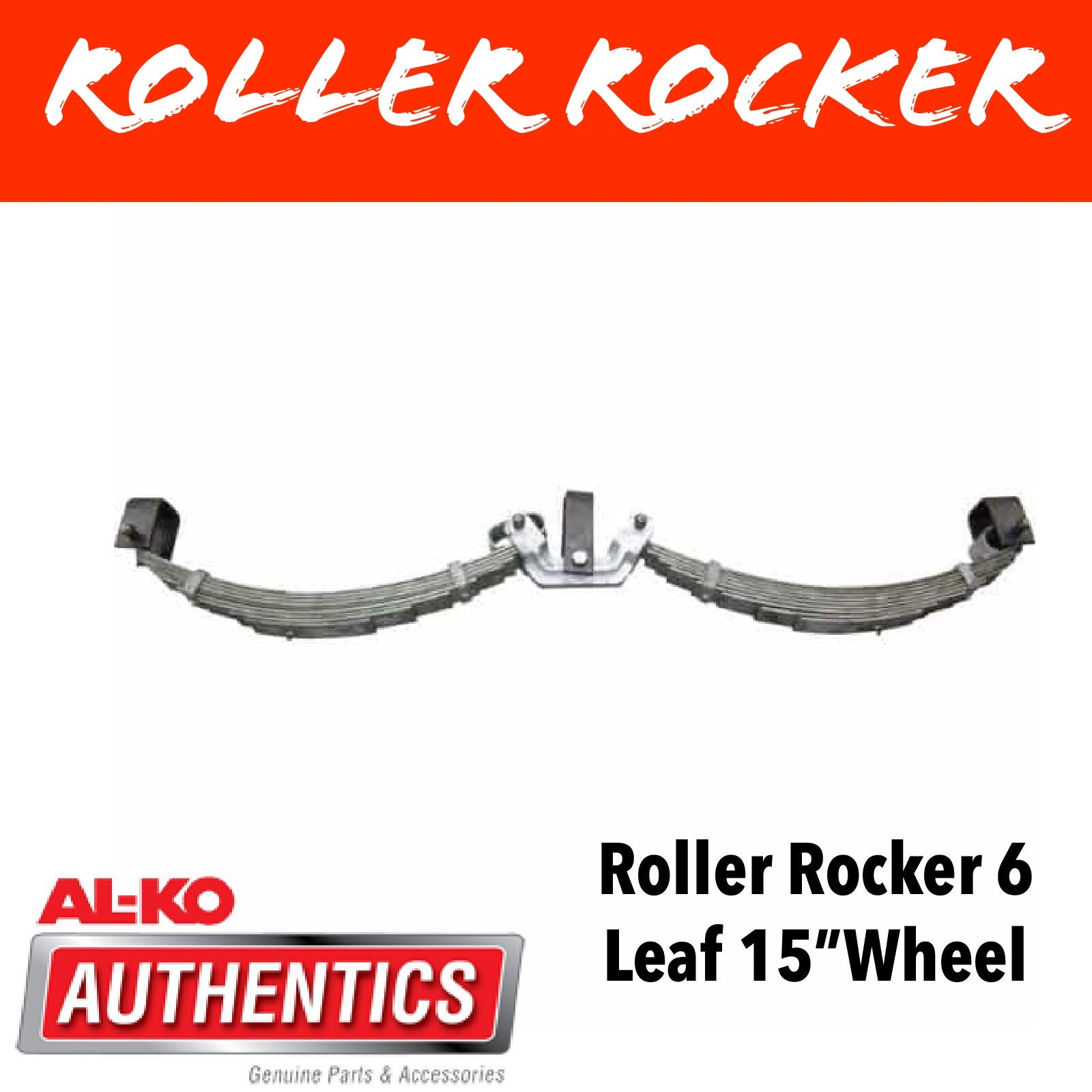 AL-KO ROLLER ROCKER SPRINGS 6 LEAF SUIT 15 Inch Wheels