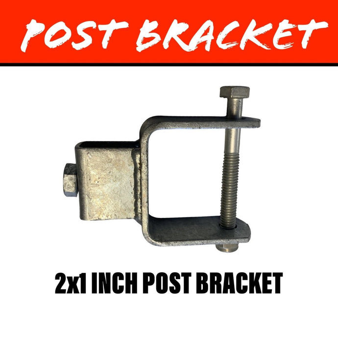 20MM SQUARE Post Bracket 50X25MM - R&M Trailer Spares92150