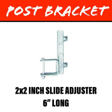 Load image into Gallery viewer, 20MM SQUARE POST Slide Adjuster Bracket 50X50MM - R&amp;M Trailer Spares92162