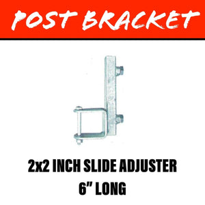 20MM SQUARE POST Slide Adjuster Bracket 50X50MM - R&M Trailer Spares92162