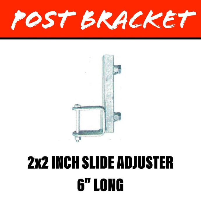 20MM SQUARE POST Slide Adjuster Bracket 50X50MM - R&M Trailer Spares92162