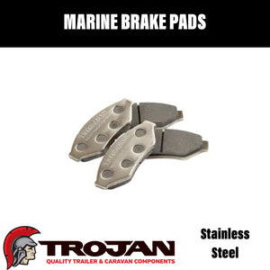 Trojan Stainless Steel Brake Pads Suit Trojan And AL-KO Caliper