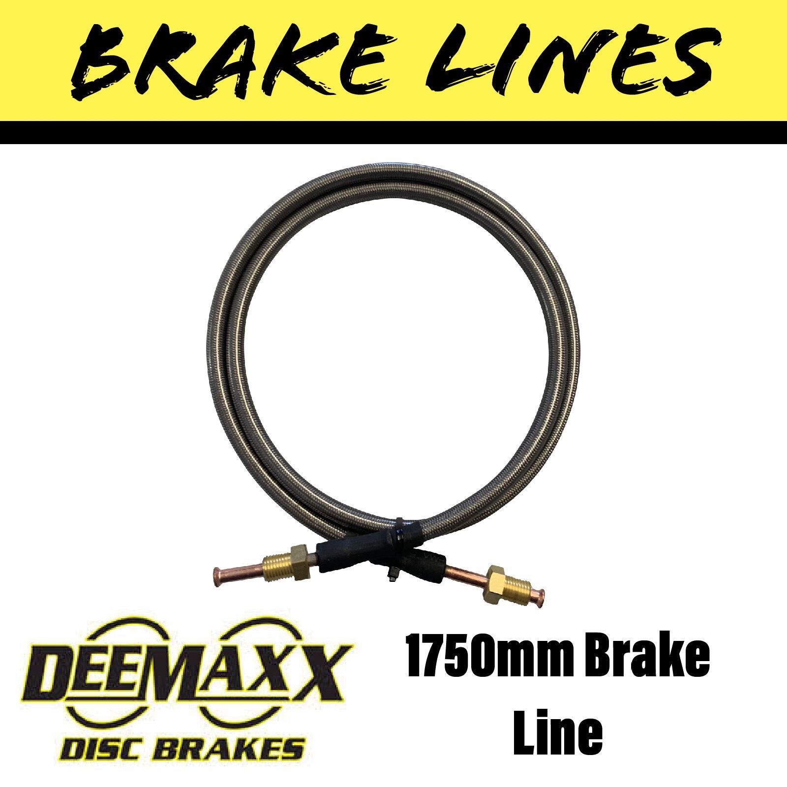 1750MM FLEXIBLE STAINLESS STEEL Brake Line