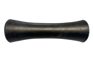 12 INCH BLACK RUBBER Concave Centre Roller