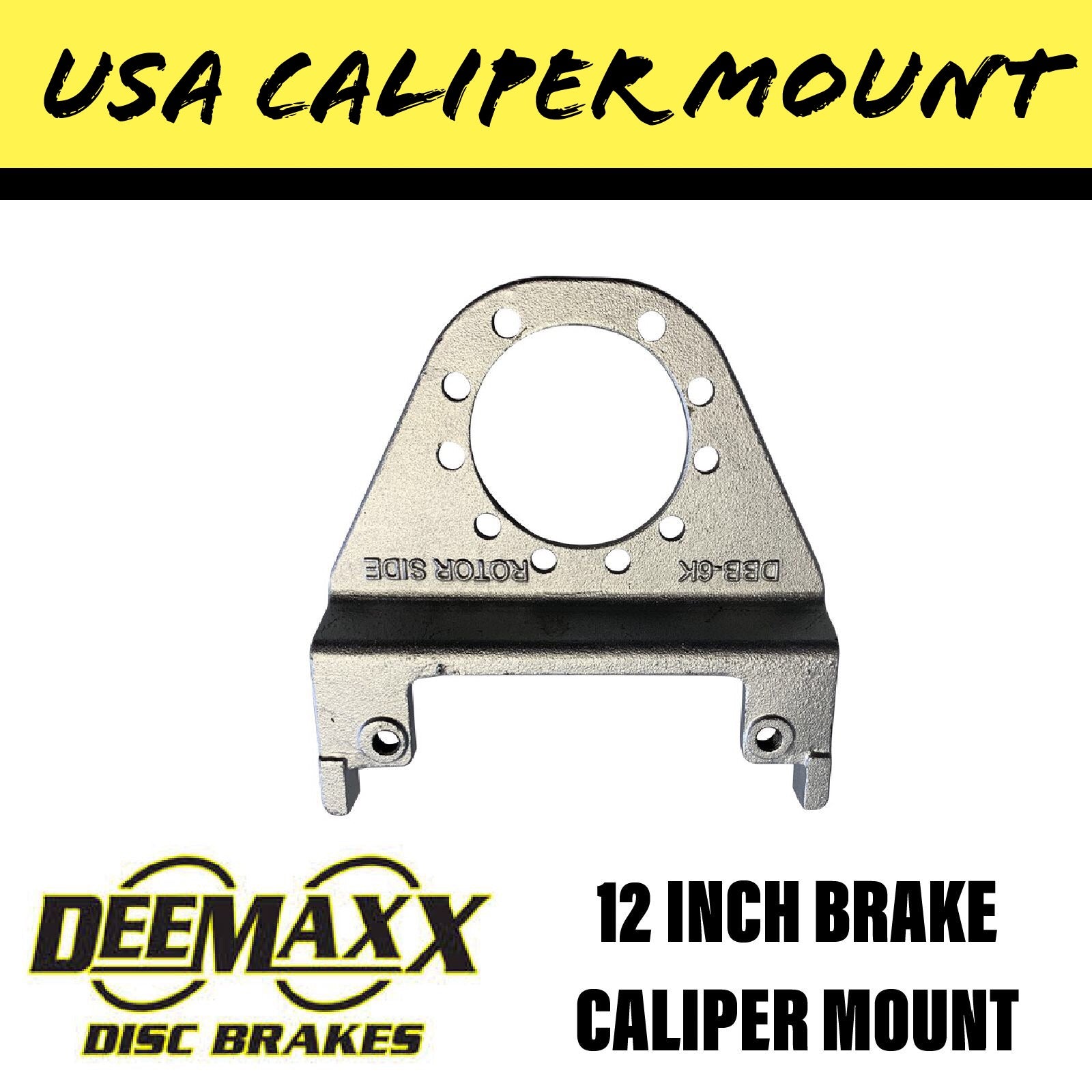 DEEMAXX 12 INCH Brake Caliper Bolt On Mount