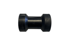 Load image into Gallery viewer, 4 1/2 INCH BLACK RUBBER Centre Roller - R&amp;M Trailer Spares91212