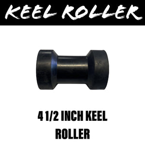 4 1/2 INCH BLACK RUBBER Centre Roller - R&M Trailer Spares91212