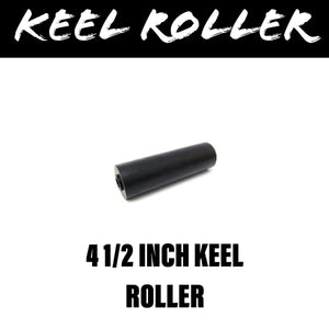 4 1/2 INCH BLACK RUBBER Flat Bilge Centre Roller - R&M Trailer Spares91220
