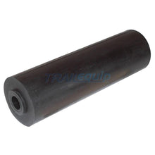 Load image into Gallery viewer, 4 1/2 INCH BLACK RUBBER Flat Bilge Centre Roller - R&amp;M Trailer Spares91220