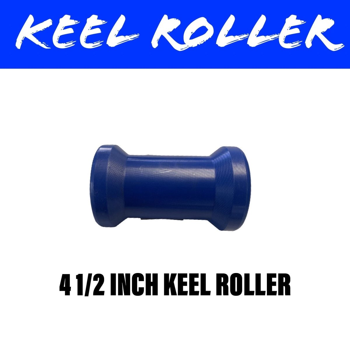 4 1/2 INCH BLUE NYLON Centre Roller - R&M Trailer Spares91312