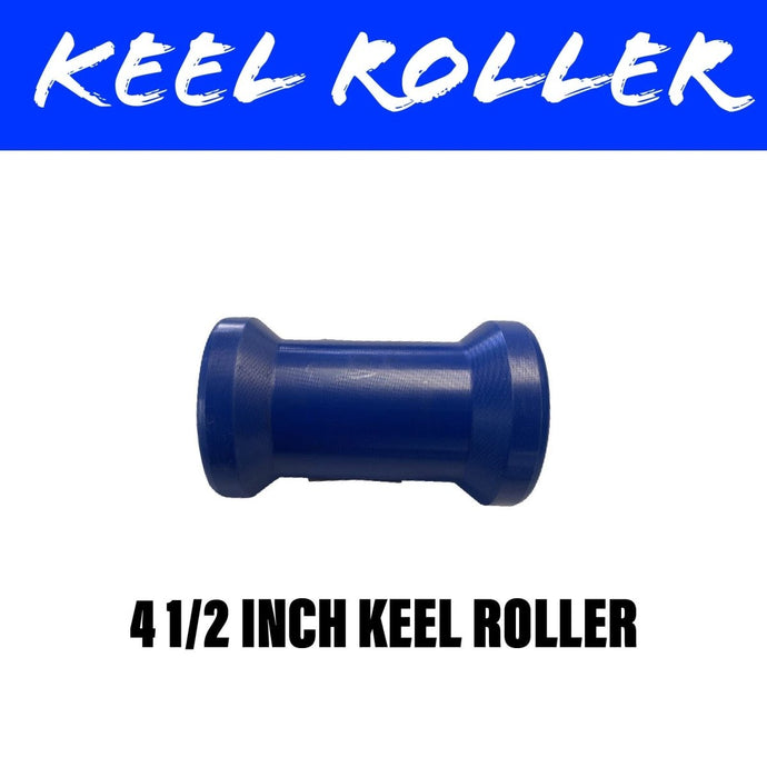 4 1/2 INCH BLUE NYLON Centre Roller - R&M Trailer Spares91312