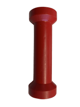 Load image into Gallery viewer, 4 1/2 INCH RED POLY Centre Roller - R&amp;M Trailer Spares91513
