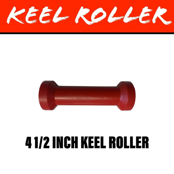4 1/2 INCH RED POLY Centre Roller - R&M Trailer Spares91513