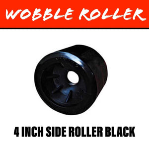 4 INCH BLACK Wobble Roller - R&M Trailer Spares91111