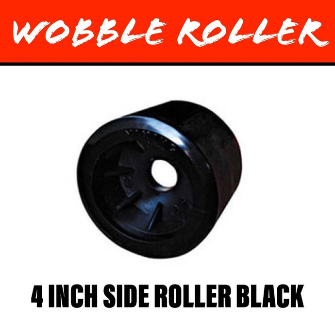 4 INCH BLACK Wobble Roller - R&M Trailer Spares91111