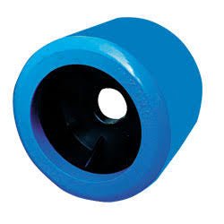 4 INCH BLUE Wobble Roller - R&M Trailer Spares91112