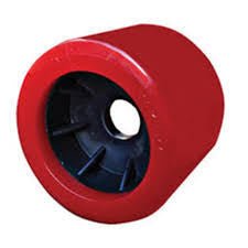 4 INCH RED Wobble Roller - R&M Trailer Spares91113