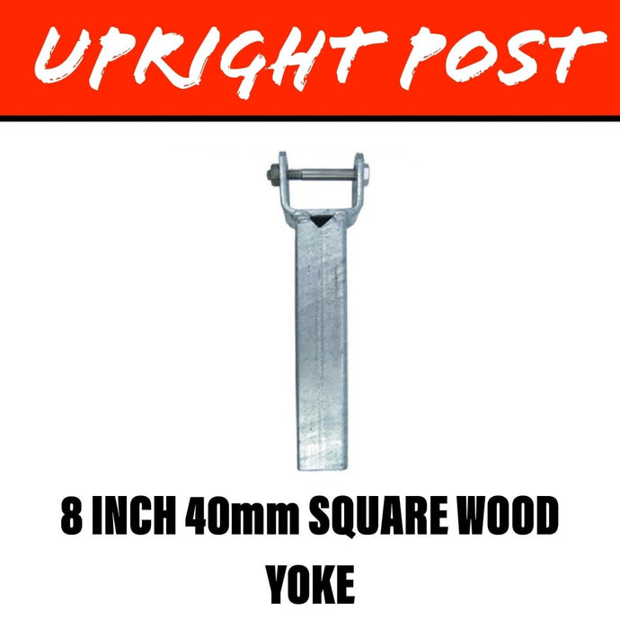 40MM SQUARE Upright Post 8 Inch - R&M Trailer Spares92111